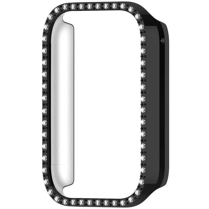 Hollow PC Protective Case with Rhinestones for Xiaomi Mi Band 9 Pro