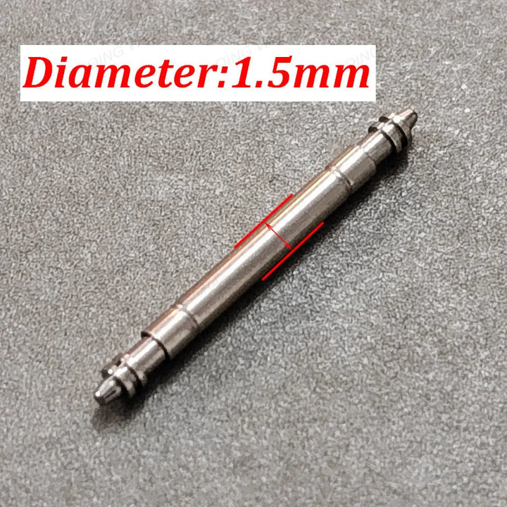 Fat Strong Spring Bars for Rolex – 316L Stainless Steel, 1.5–2.0mm Diameter