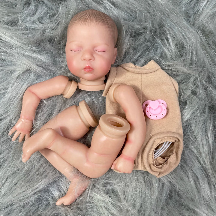 12″ Luna Painted Mini Reborn Doll Kit – Vinyl DIY Parts