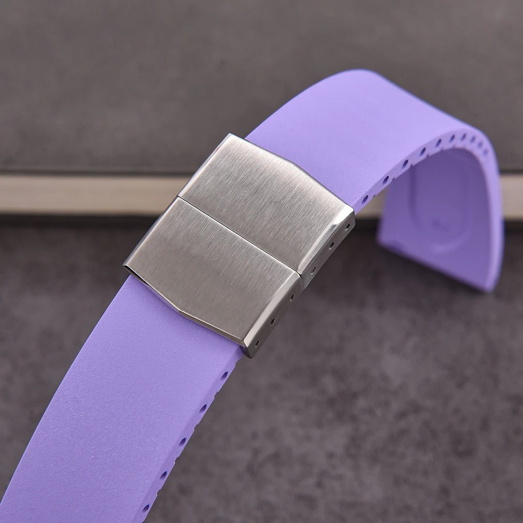 Solid Stainless Steel Folding Watch Buckle – 14/16/18mm Double Push
