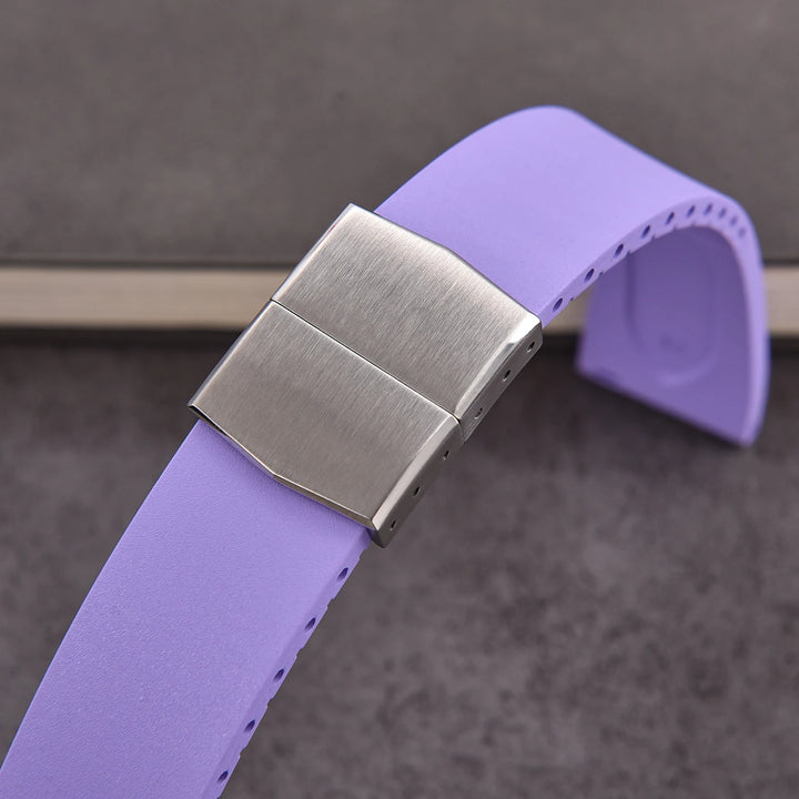 Solid Stainless Steel Folding Watch Buckle – 14/16/18mm Double Push