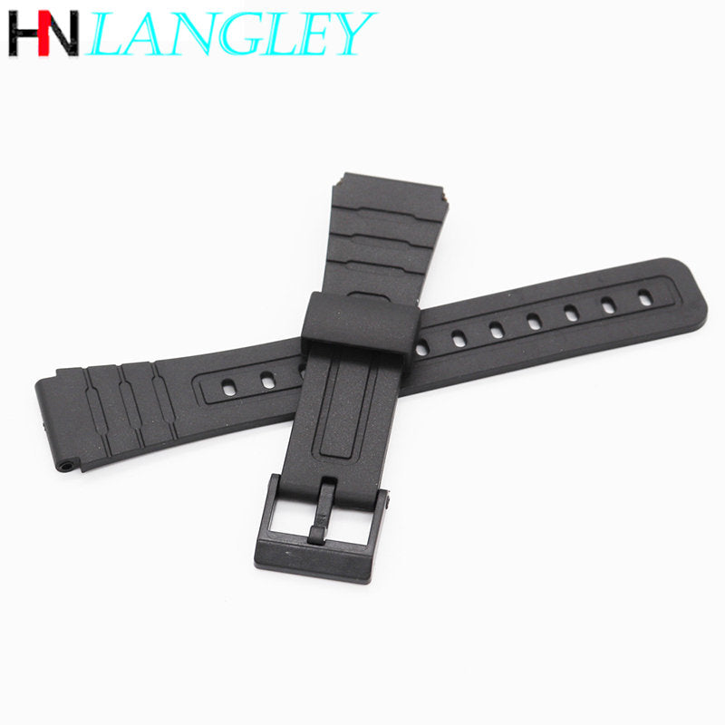Silicone Sport Watch Strap for Casio – 12–22mm, Unisex Rubber Band