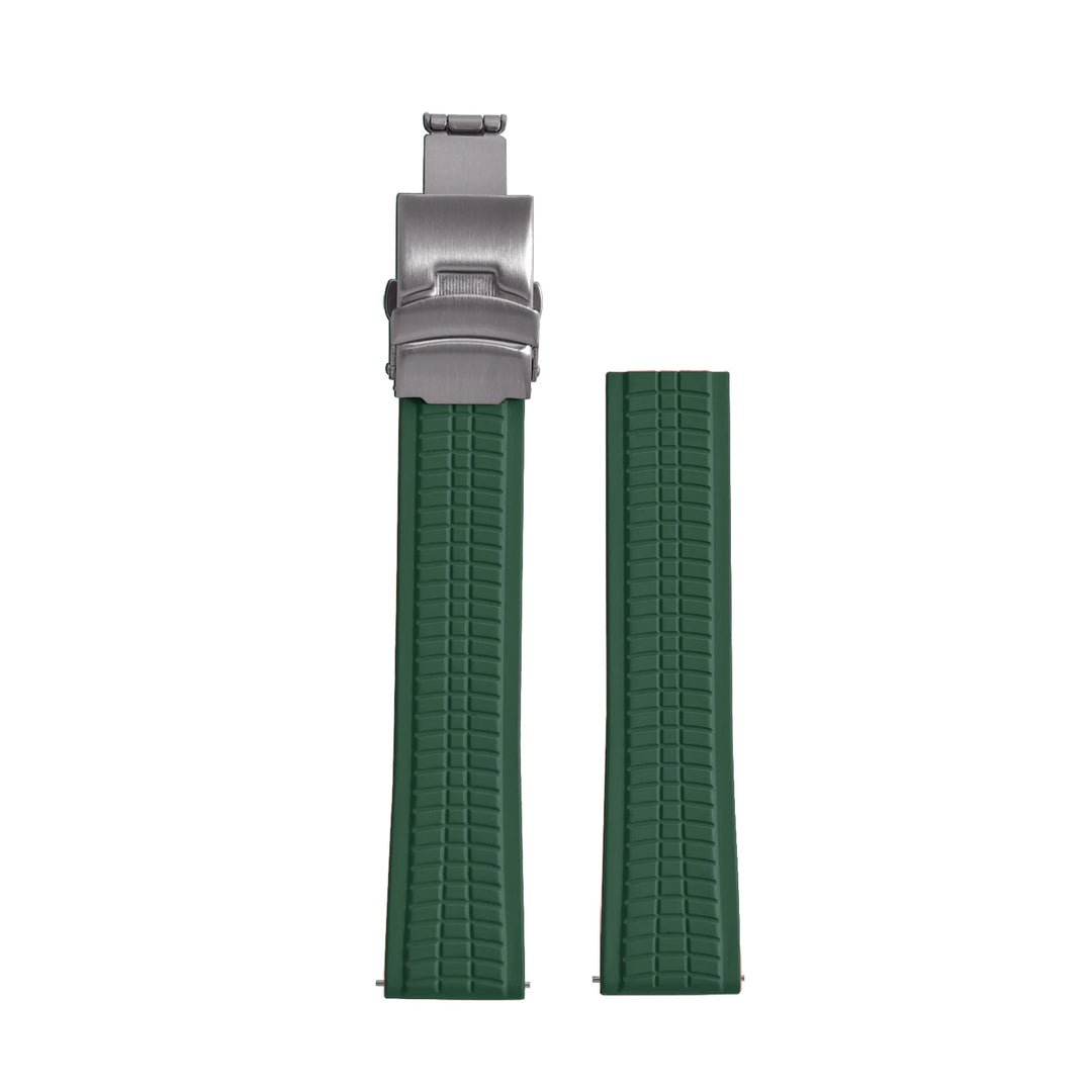 NATOBELT CTS FKM Rubber Watch Strap – 20–24mm Quick Release Butterfly Buckle for Patek Philippe