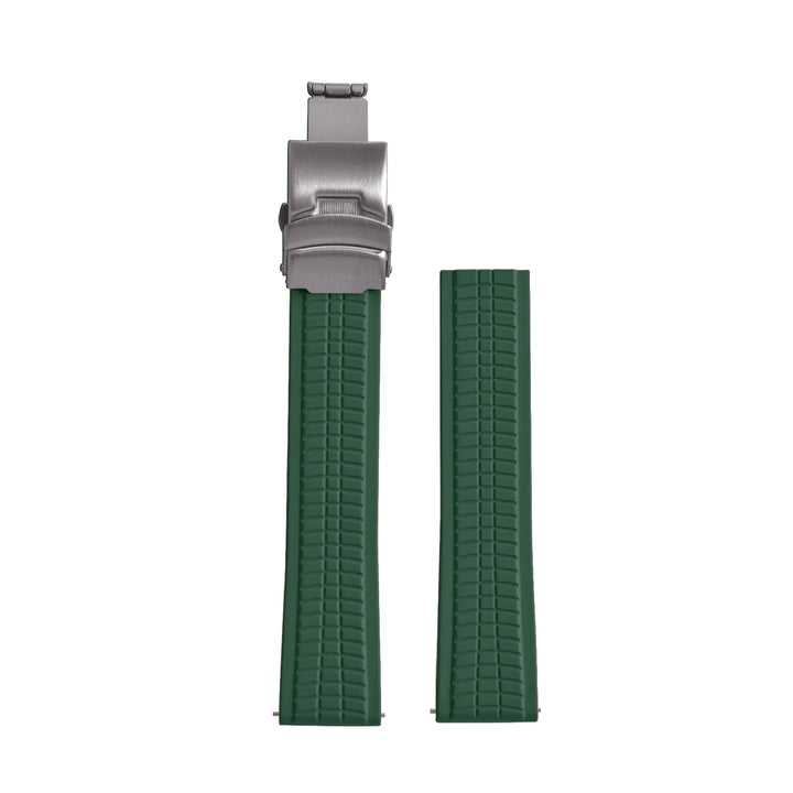 NATOBELT CTS FKM Rubber Watch Strap – 20–24mm Quick Release Butterfly Buckle for Patek Philippe