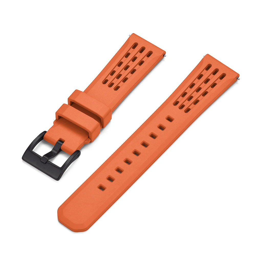 NATOBELT High Quality Porous Structure FKM Fluorine Rubber Watch Strap 20mm 22mm New Design Quick Release FKM Rubber Watchbands