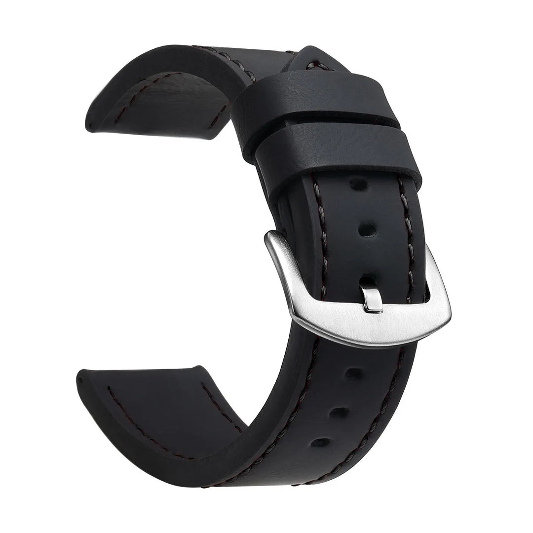 SAMCO Vintage Leather Watch Band 18–24mm