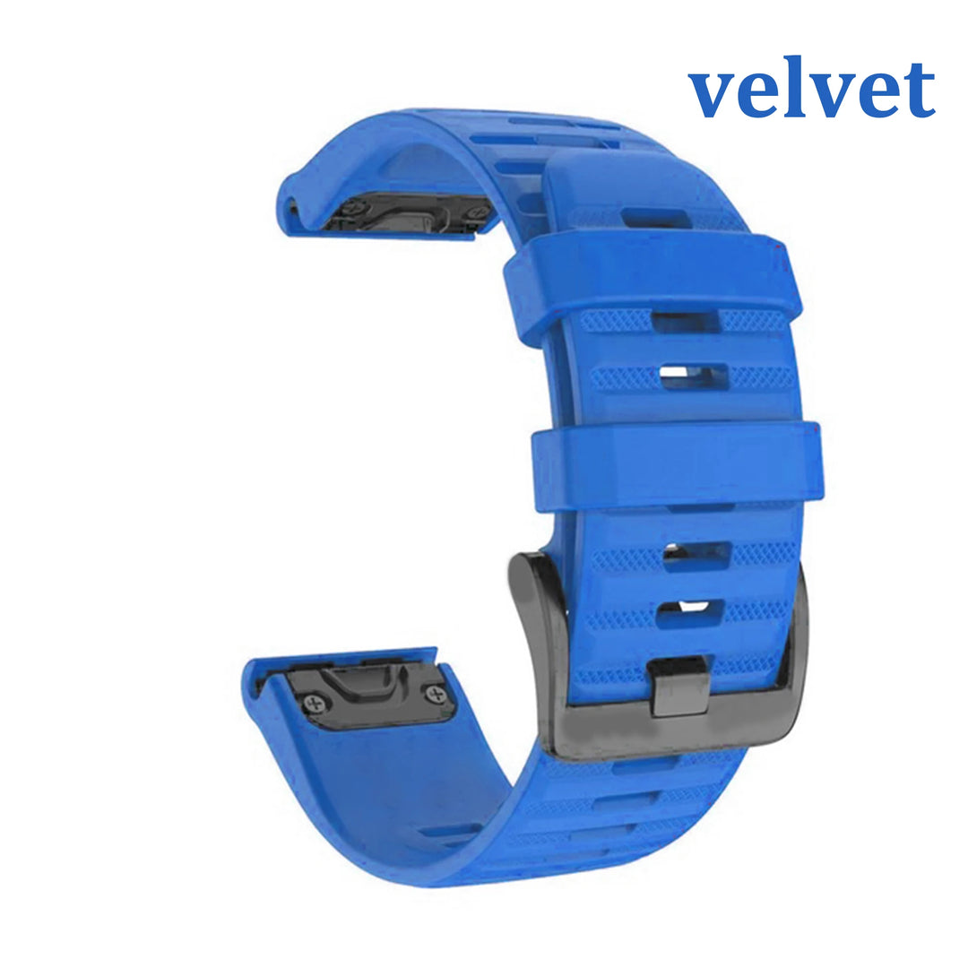 QuickFit Silicone Strap for Garmin Fenix, Epix & D2 Series (20-26mm)