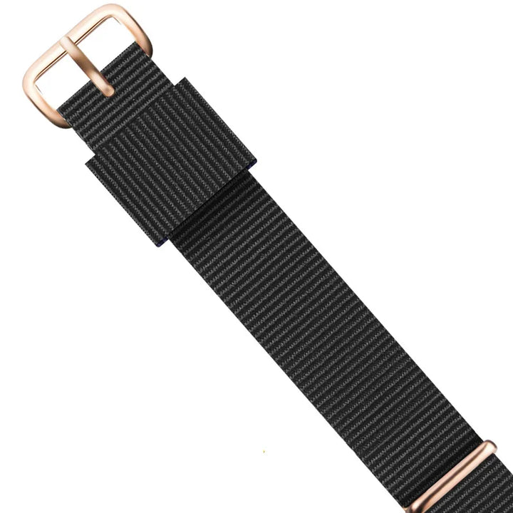DW Nylon Rose Gold Strap