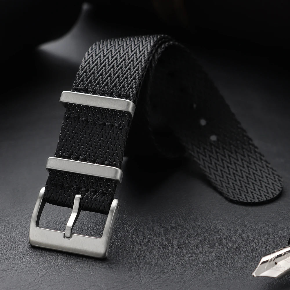 Nylon Military Watch Strap (18–22mm) – Unisex