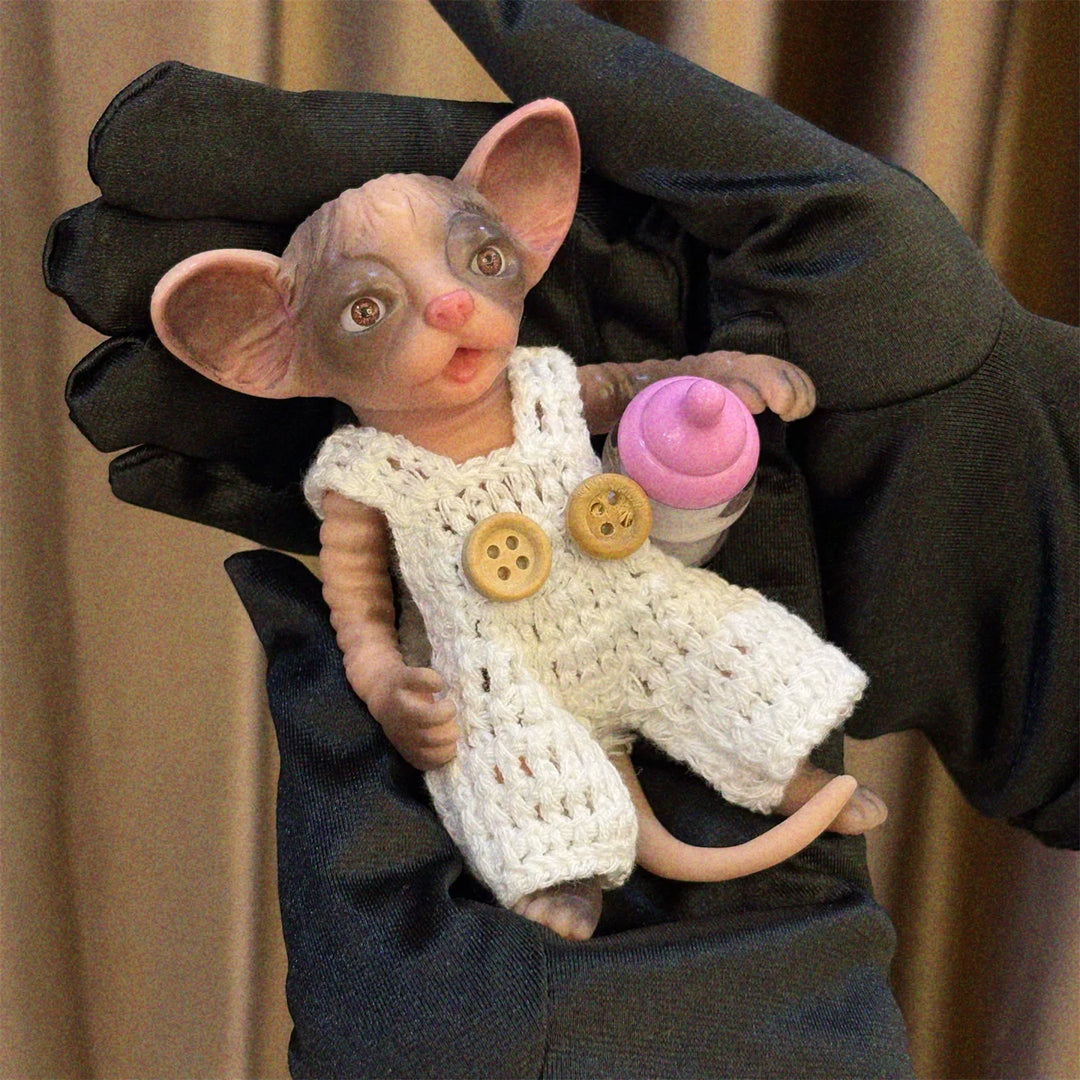 10–11 cm Mini Silicone Tiger Reborn Doll