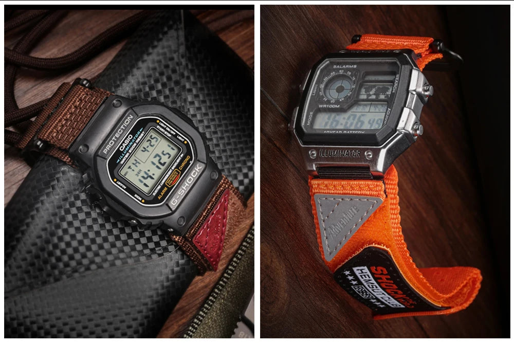 Hemsut Nylon Watch Strap – 16/18mm for Casio G-Shock Models