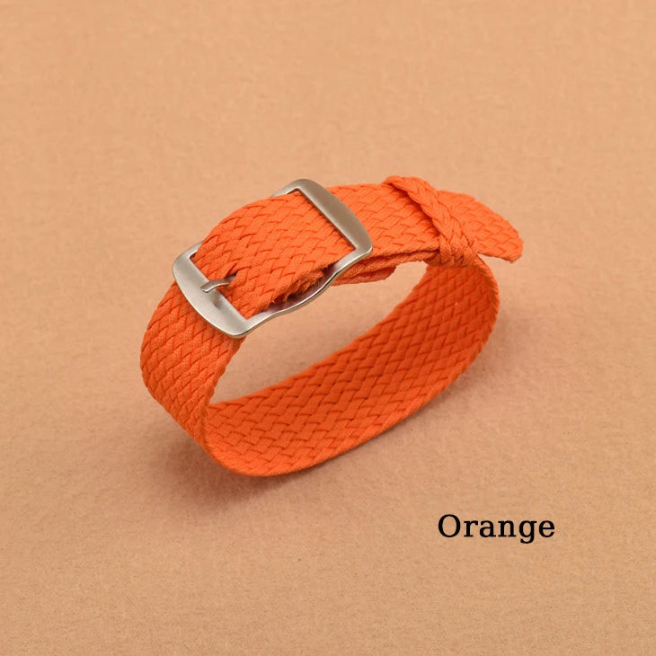 Nylon Weave Watch Strap for Perlon Watchband Wristband Women Men Bracelet Watch Accessories 14mm 16mm 18mm 20mm 22mm Sport Band