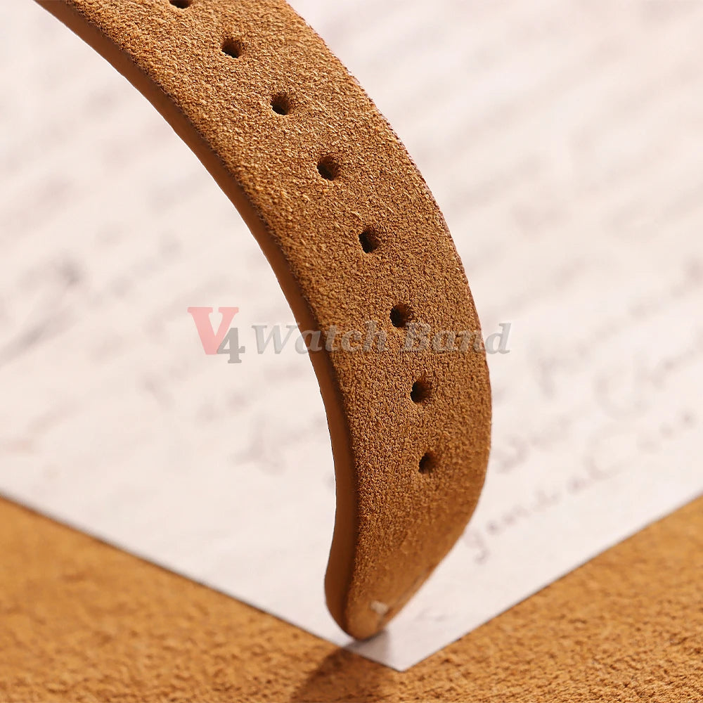 19mm 21mm 20mm 22mm 14mm 16mm 18mm Watch Band Calfskin Wristband Quick Release Soft Suede Strap Bracelets Women&Men Accessories