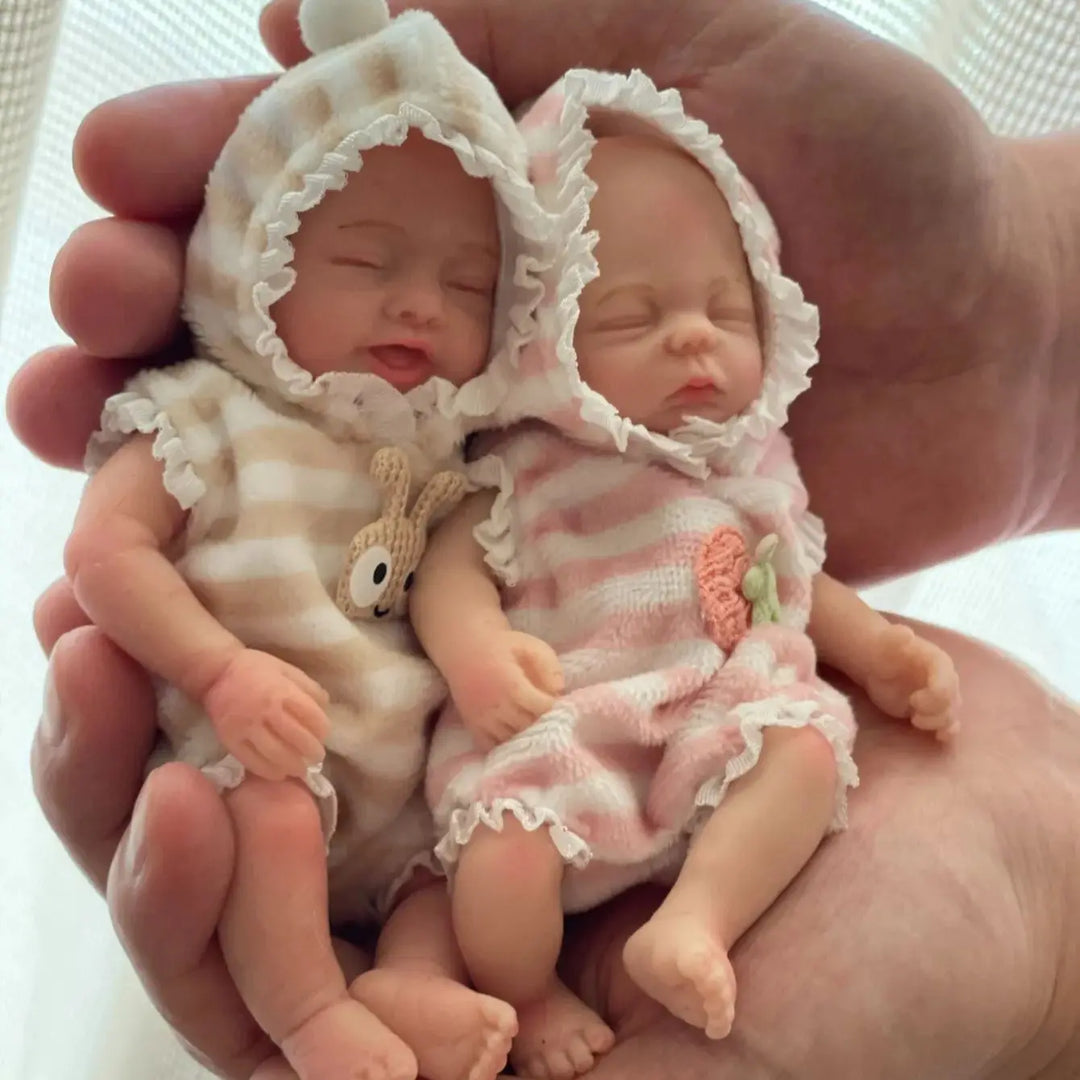 6″ Mini Silicone Reborn Baby Doll – Lifelike Newborn Girl