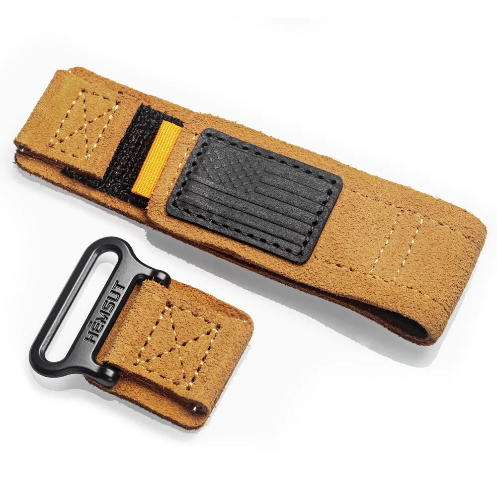 Hemsut Genuine Leather Watch Strap – 20/22mm for Samsung Galaxy
