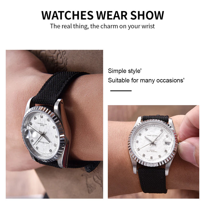 Sailcloth Nylon Watch Strap – 18-22mm Quick Release
