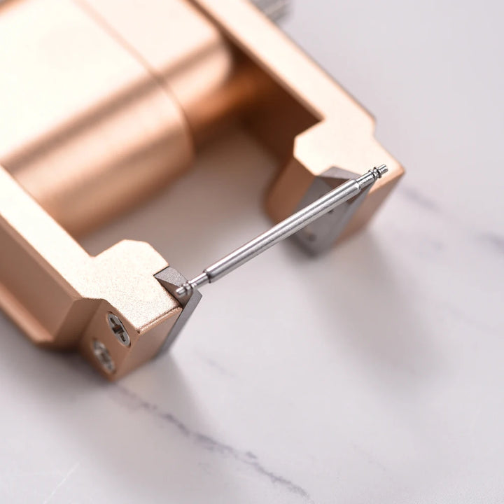 Rose Gold Spring Bar Plier & Tweezer Watch Repair Tool Kit