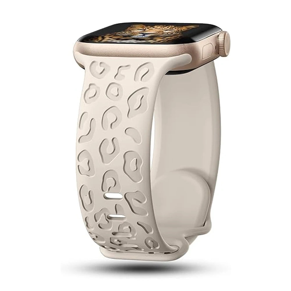 Straps For Apple Watch Band 45mm 44mm 46mm 42mm 41mm 40mm 49mm Engraved correa bracelet iwatch series 11 10 9 8 7 SE 6 5 Ultra 3