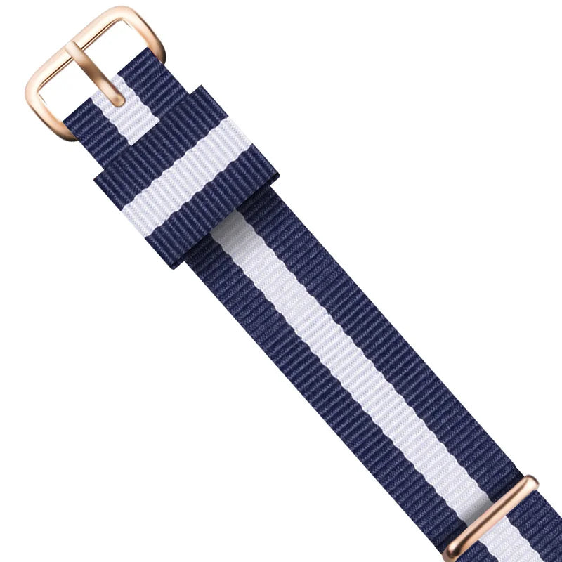 DW Nylon Rose Gold Strap