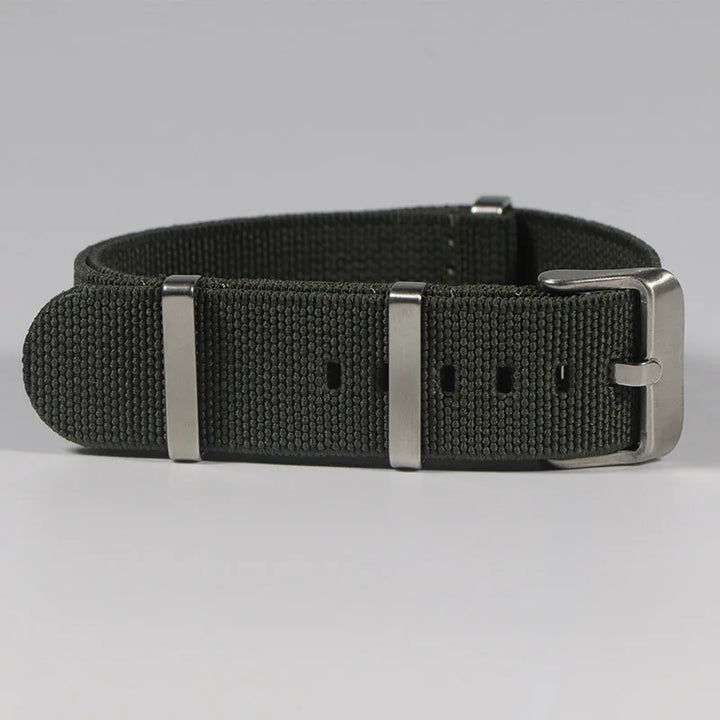 Trendy Nylon Military Watch Strap – 18/20/22mm Elastic French Troops Style