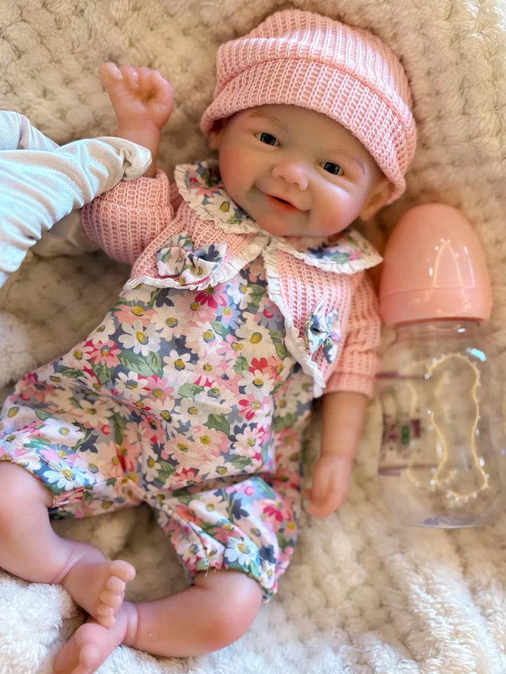 13″ Vivienne Silicone Reborn Baby Doll – Full‑Body Handmade Lifelike Girl Newborn