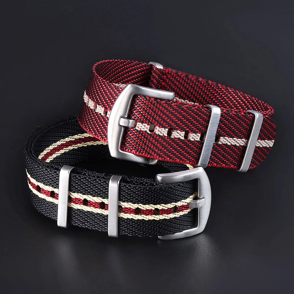 Nylon Military Watch Band 18–22mm