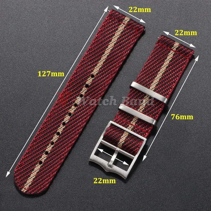 Premium Nylon NATO Strap 20/22mm