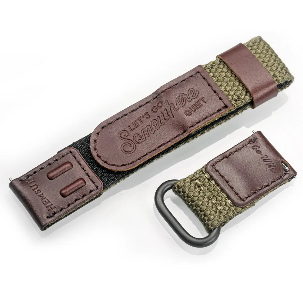 HEMSUT Nylon Quick-Release Watch Strap – 20/22mm for Samsung Galaxy