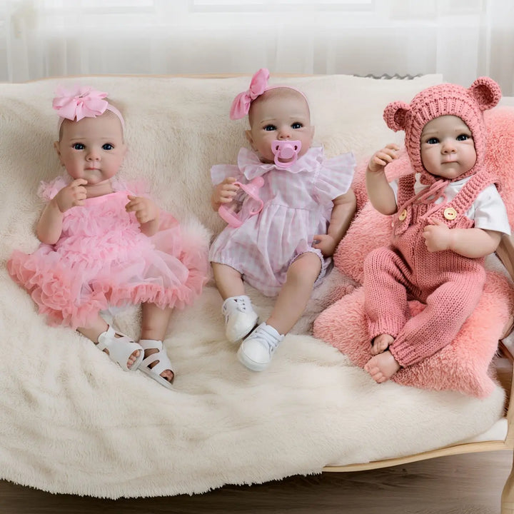 18″ Bettie Realistic Reborn Baby Doll (Soft Touch, Hand‑Rooted Hair)