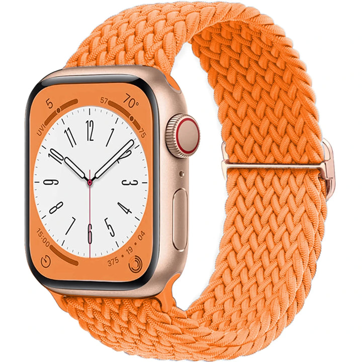 Strap for Apple Watch band 44mm 45mm 49mm 42mm 40 41 46mm Elastic Braided Solo bracelet correa Series 9 10 11 8 7 6 5 SE Ultra 3