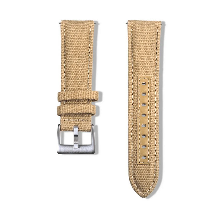 Hemsut Canvas Quick-Release Nylon Watch Strap (18-24mm)