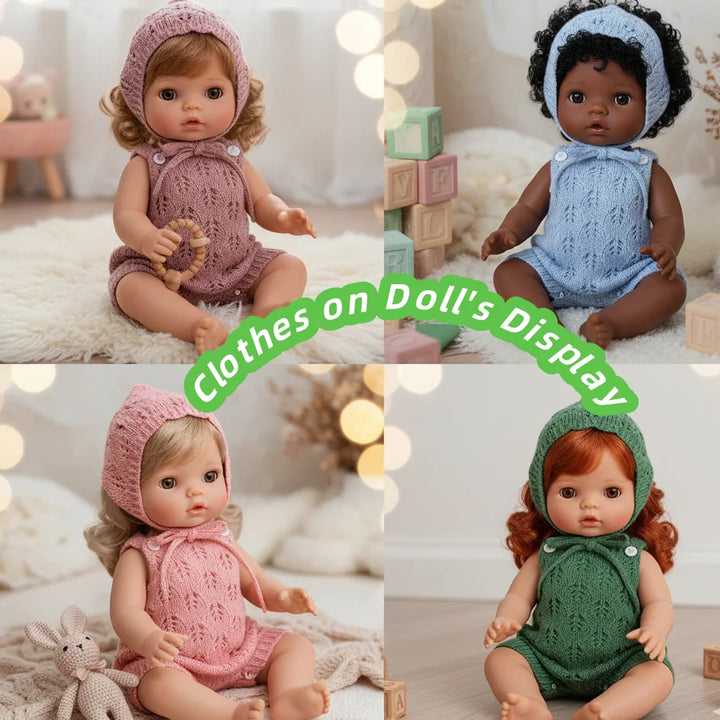 5‑Style Sweater Outfits for 10–12″ Reborn Dolls