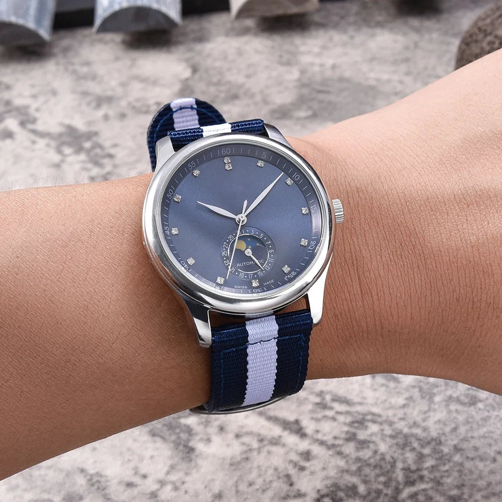 JUELONG Premium  Quick Release Sailcloth Nylon Strap 18mm 20mm 22mm Military Nylon Watchband For Watch Accessories Replacement