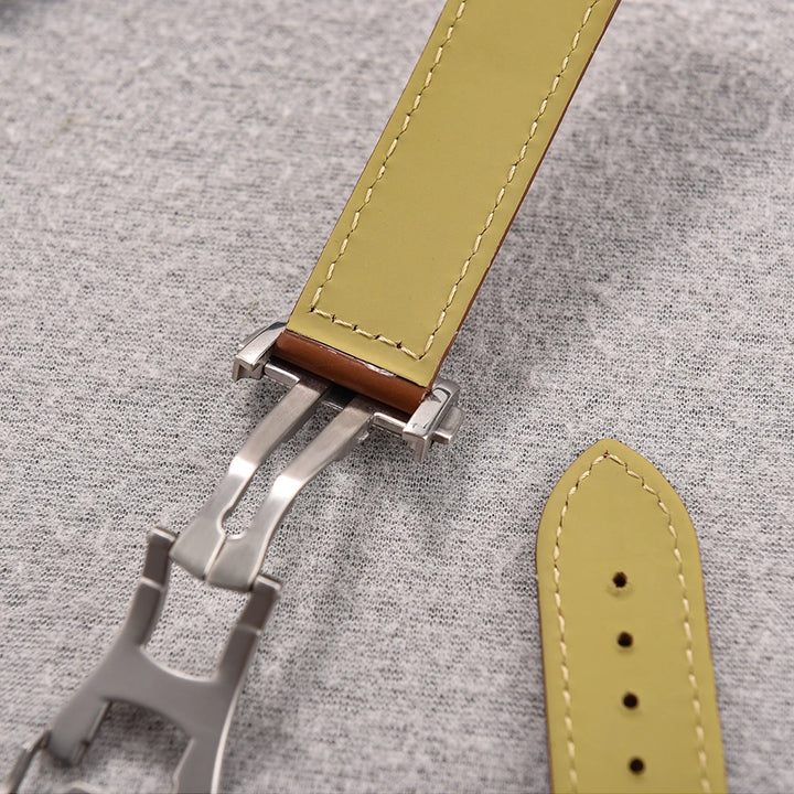 NATOBELT 19–22mm Quick Release Smooth Watch Strap – Folding Buckle for Omega, MoonSwatch & Seiko