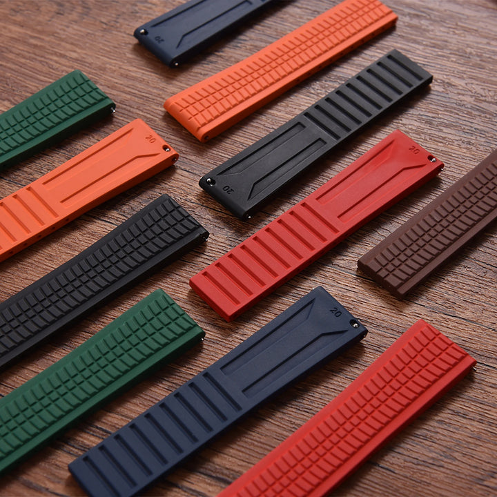 Premium FKM CTS Watch Strap 20mm 22mm 24mm Rubber Watch Band Quick Release Wristbelt For Patek Philippe Watch