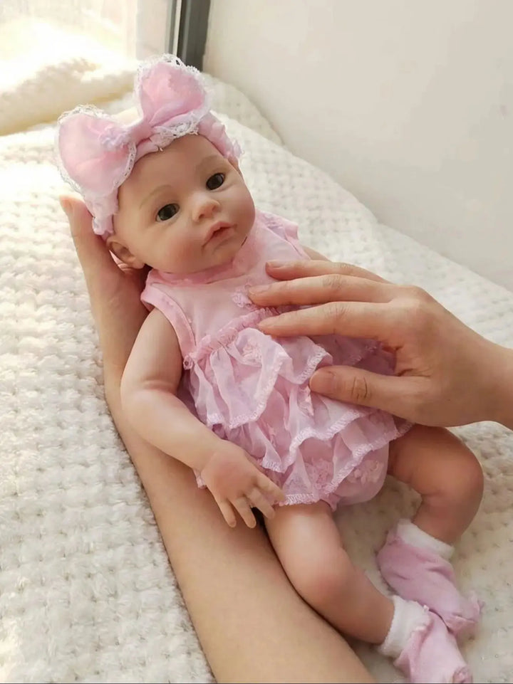 Aizwa1 13″ Silicone Meadow Reborn Doll Girl