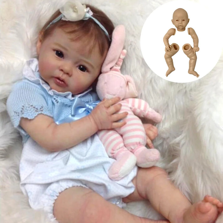 19″ Raven Unpainted Reborn Baby Doll Kit – Blank Vinyl DIY Parts