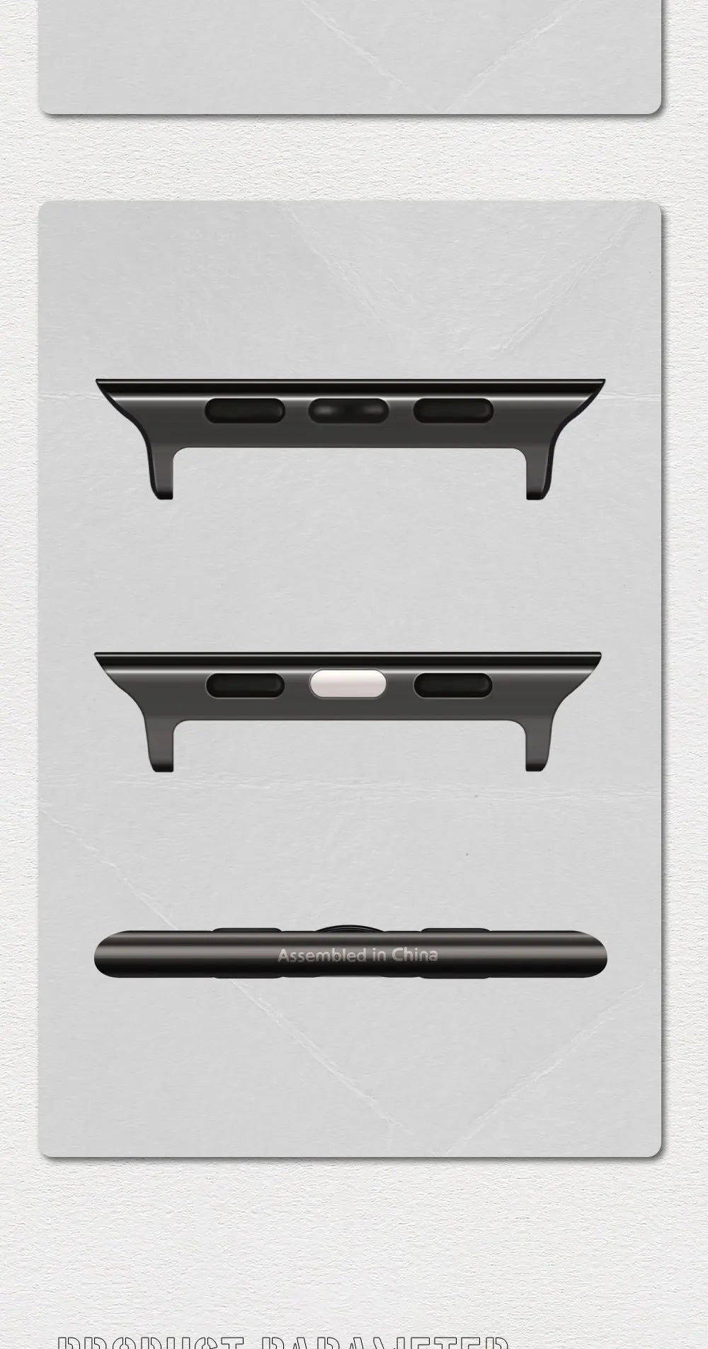 2pcs Ultra 2 Series 10 Apple Watch Strap Stainless Steel Adapter For 49mm 46mm 42mm 45mm 44mm 41mm 40mm Connector