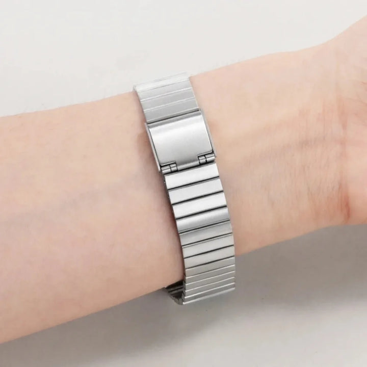 Stainless Steel Watch Strap for CASIO F-91W/A158 Series – 18/20mm Ultra-Thin