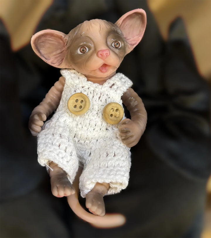 10–11 cm Mini Silicone Tiger Reborn Doll