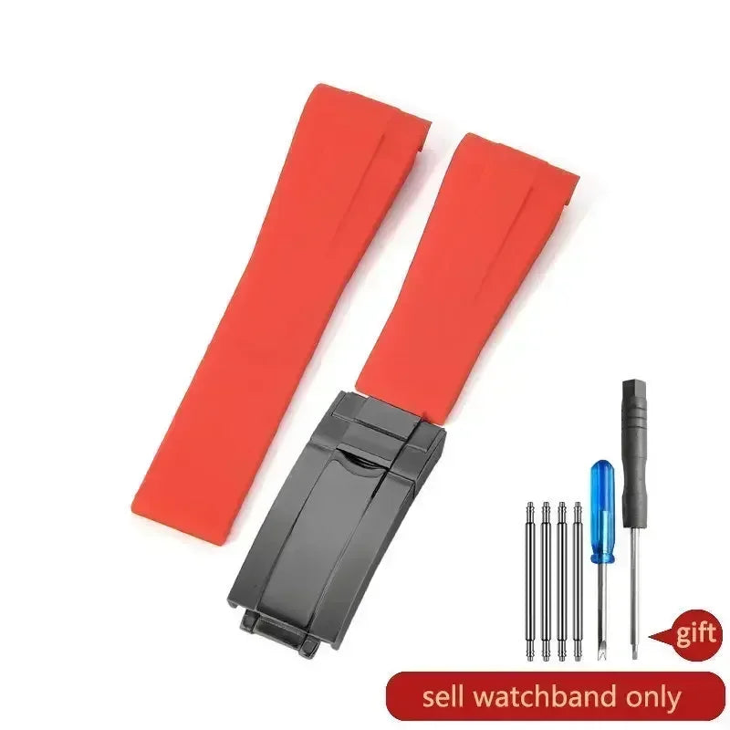 Silicone Watch Strap 20–21mm for Rolex Submariner & Daytona