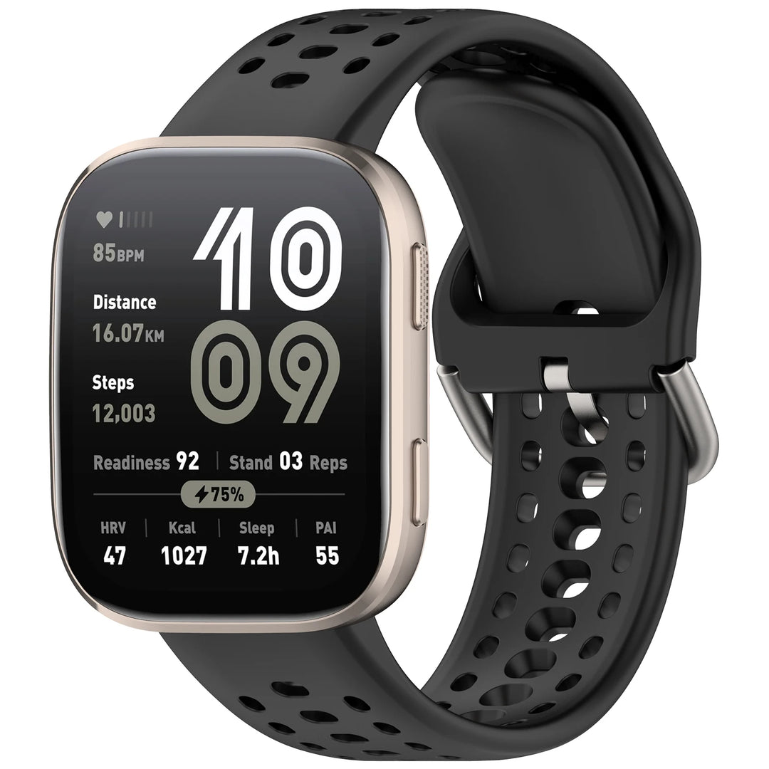 Silicone Strap with Protective Case for Amazfit Bip 6