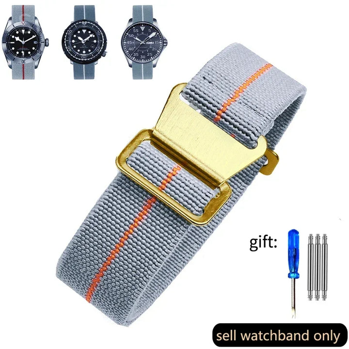 French Army Nylon Watch Band 18–22mm