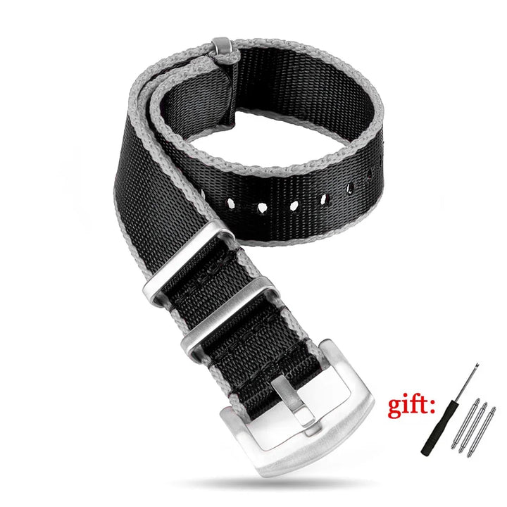 Nylon Military Watch Strap 18/20/22mm (Sport Band)