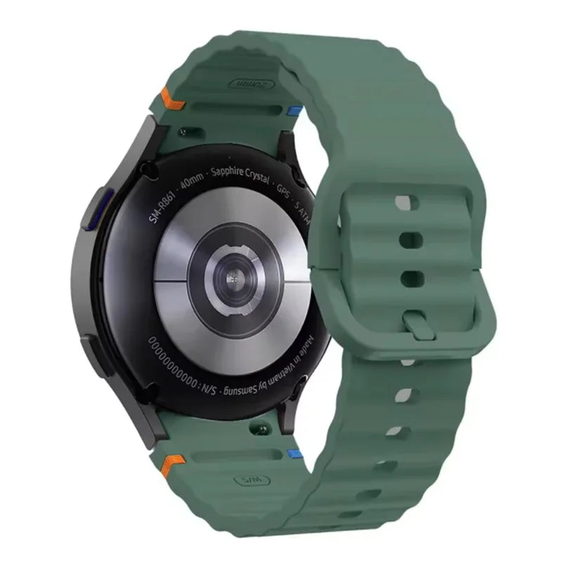 Silicone Samsung Galaxy Watch Band 40–47mm for Series 4–7 & Classic/Pro