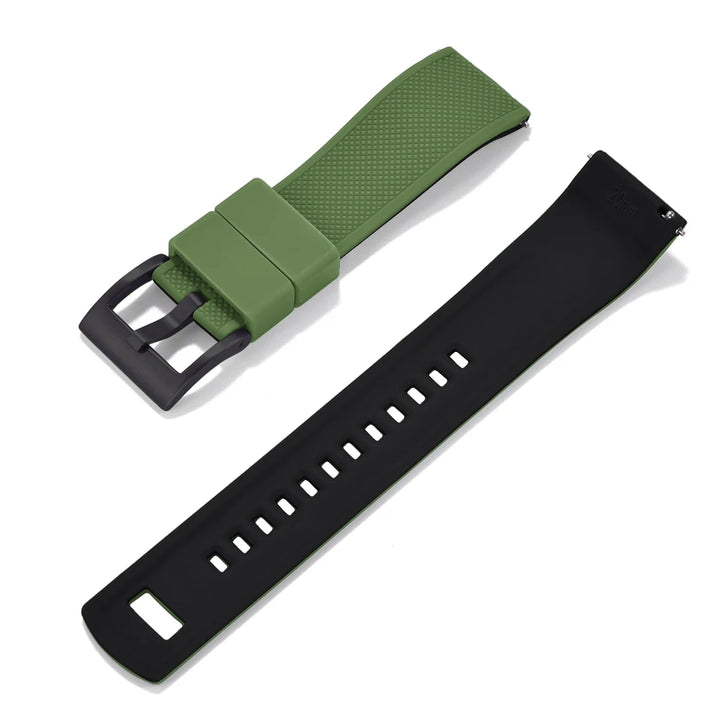 JUELONG Premium Silicone Watch Band 20mm Quick Release Rubber Strap Waterproof Men Women Replacement Watchband