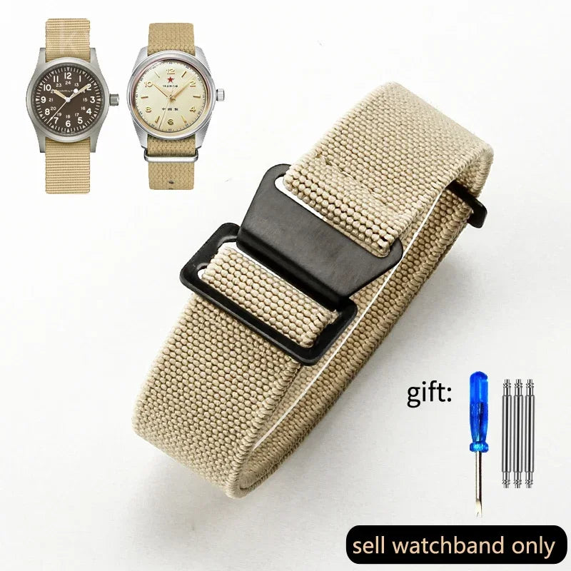 French Army Nylon Watch Band 18–22mm
