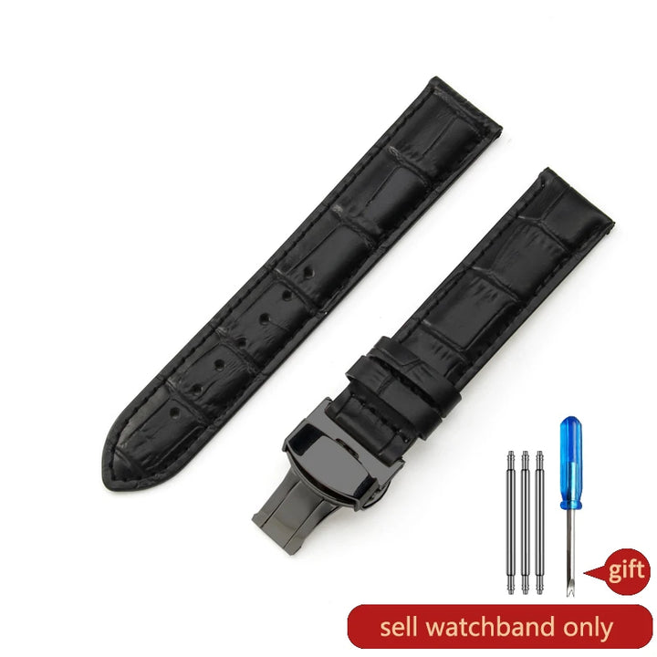 Genuine Leather Watch Strap for Tissot Le Locle T41 (1853)