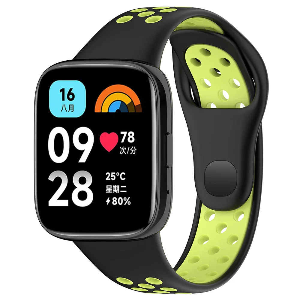 Dual-Color Silicone Strap for Redmi Watch 3/3 Lite