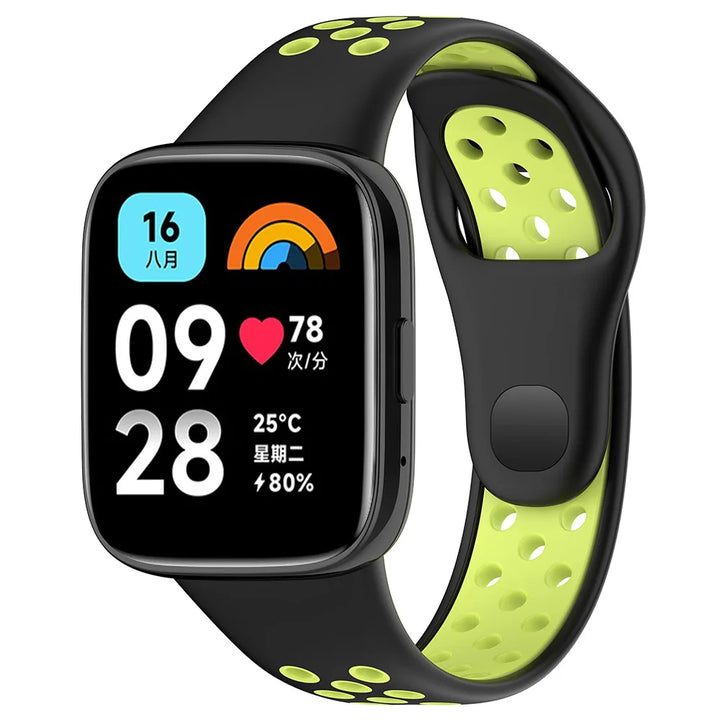 Dual-Color Silicone Strap for Redmi Watch 3/3 Lite